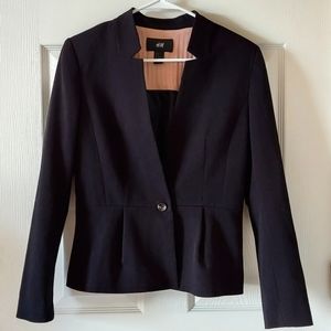 H&M One Button Fitted Blazer size 8